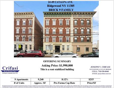 Photo of commercial space at 61-09 Catalpa Ave in Ridgewood