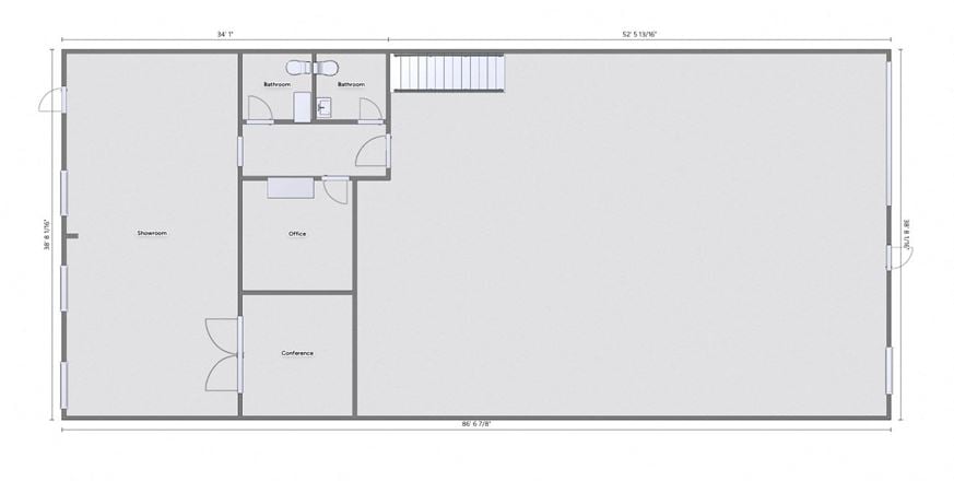 Retail space for Rent at 2780 B M Montgomery Street in Homewood
