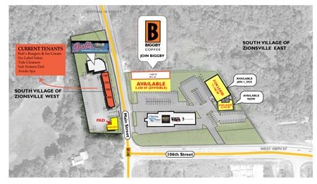 Retail space for Sale at 106th Street & Main Street in Zionsville
