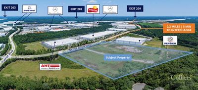 ±120,000 - 315-000 SF Build to Suit Located at Palmetto Commerce Park