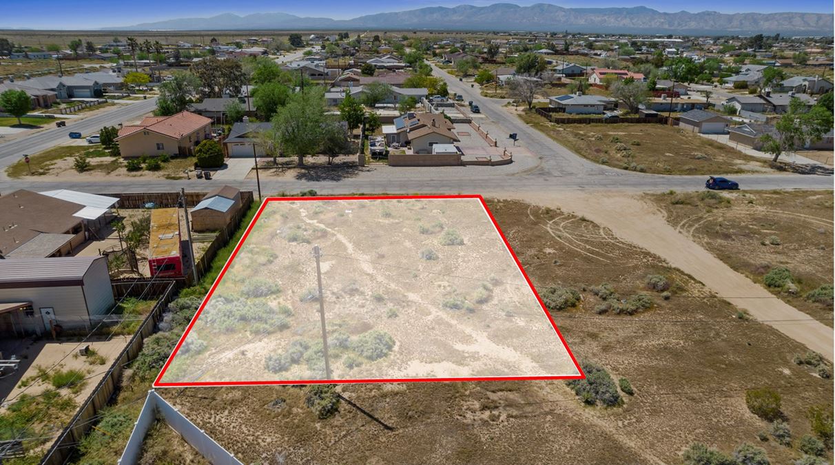 ±0.23 Acres of Level Land in California City