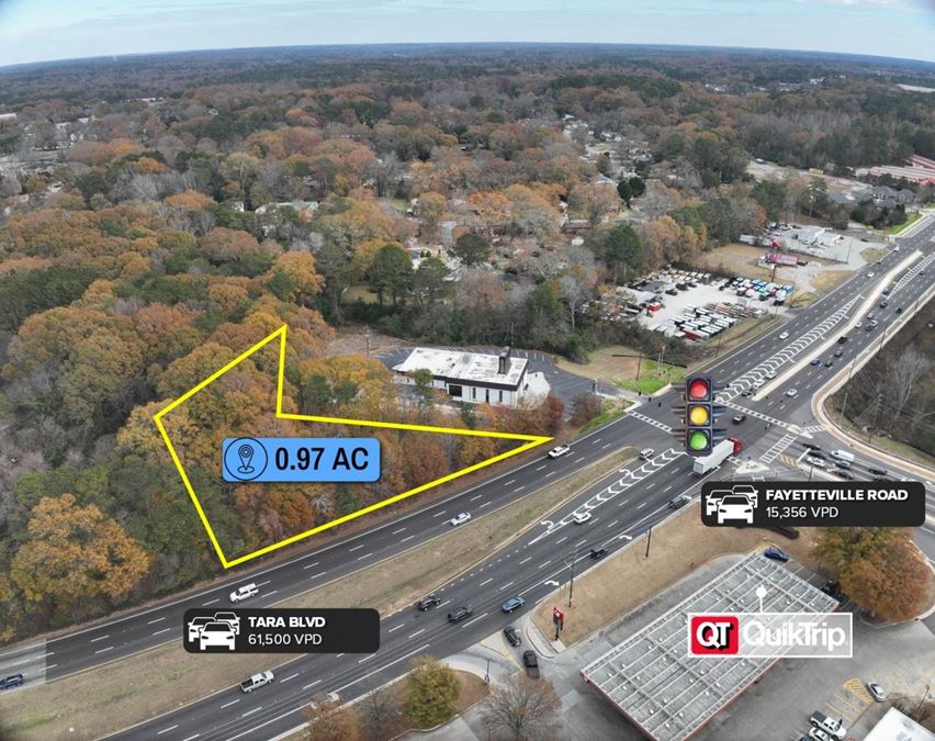 $1 Auction – 0.97 AC Parcel Atlanta MSA | 61K VPD Traffic Count