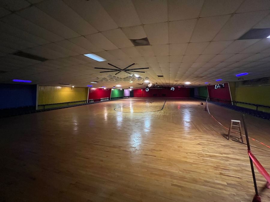 Former Roller Skate Rink Warehouse Building