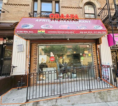 Retail space for Rent at 3128 Villa Avenue in Bronx