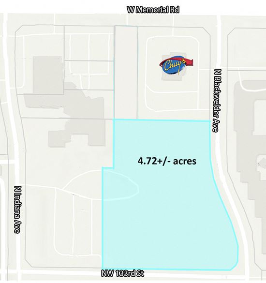 Commercial Land on Memorial Road Corridor | 4.72 Acres +/-
