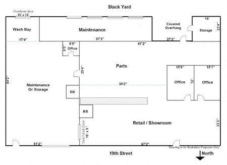 Retail space for Rent at 321 19th Street in Lubbock