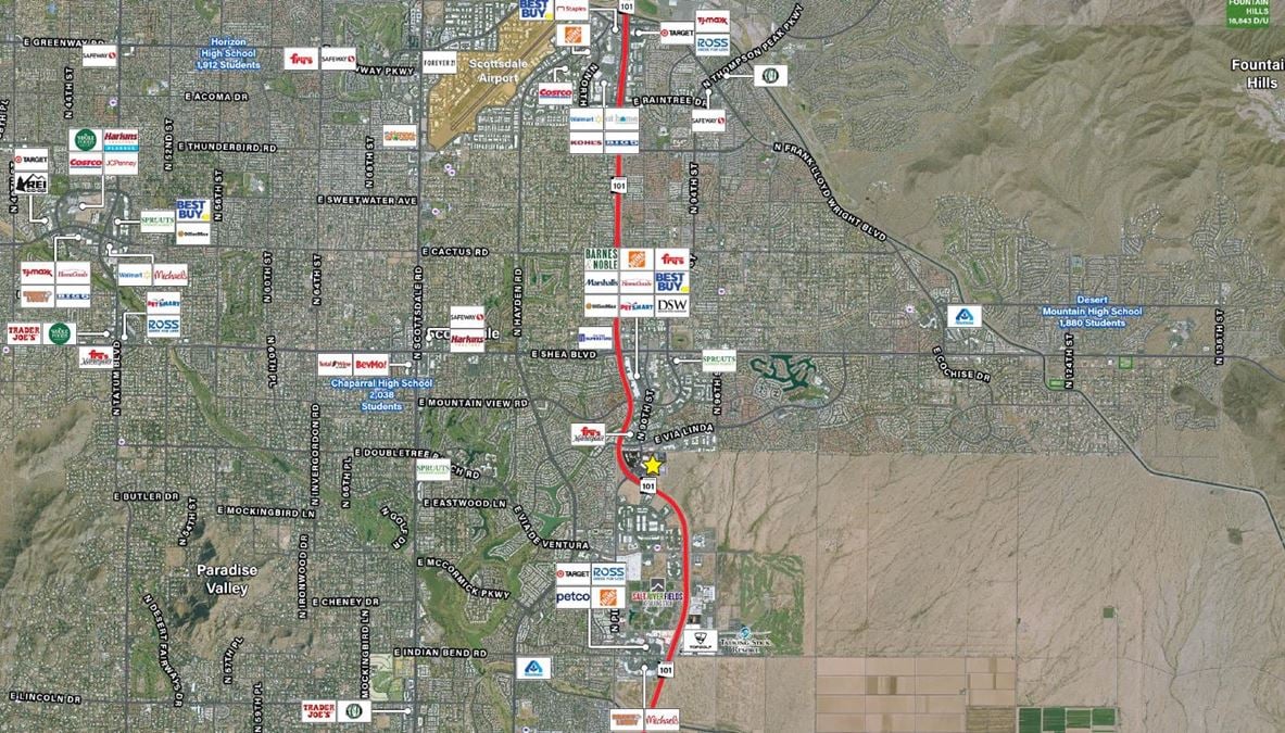 90th St & Loop 101