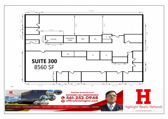 8560 SF Suite 300 Professional and Medical Office Space