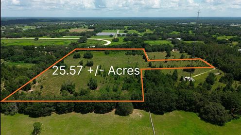 25.5 +/- Acres in Horse Country