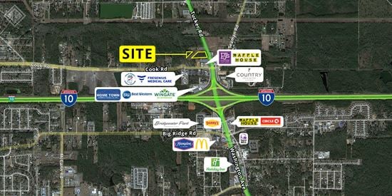 3+ Acres just North of I-10 and Washington Ave Intersection