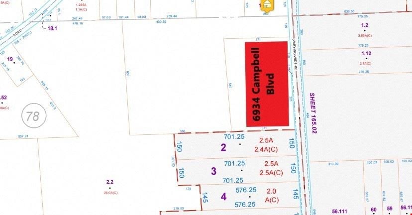 VacantLand space for Sale at 6934 Campbell Boulevard in Pendleton