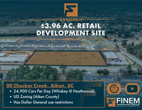 ±3.96 AC. Development Site | Whiskey Rd, Aiken, SC