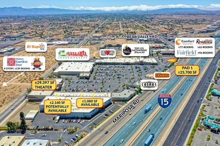 Retail space for Rent at 12353 Mariposa Road in Victorville