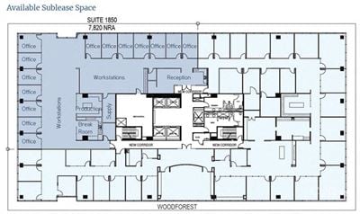 For Sublease I 7,820 RSF - Top Floor