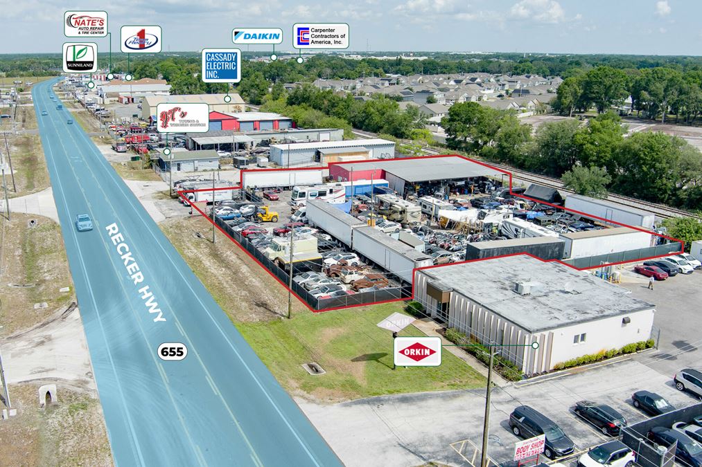 Former Auto Shop on Recker Hwy