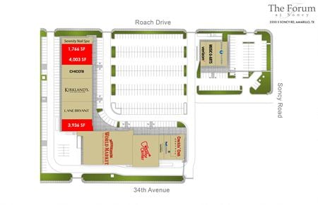 Retail space for Rent at 3350 South Soncy Road in Amarillo