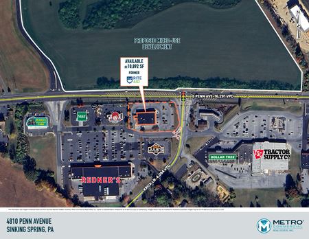 Retail space for Sale at 4810 Penn Avenue in Sinking Spring
