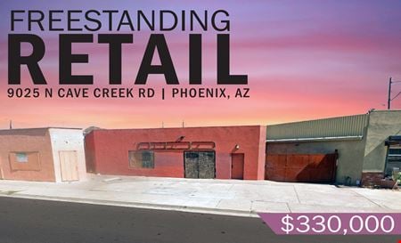 Retail space for Sale at 9025 N Cave Creek Rd in Phoenix