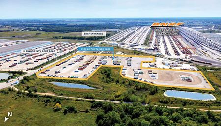 Photo of commercial space at CenterPoint Intermodal Center | 26500 S. Elwood Int'l Port Road (Container Storage / Trailer Parking) in Elwood