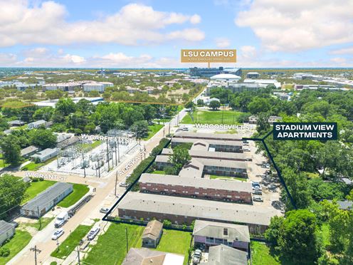 Stadium View Apartments: 90-Unit Multifamily Investment near LSU