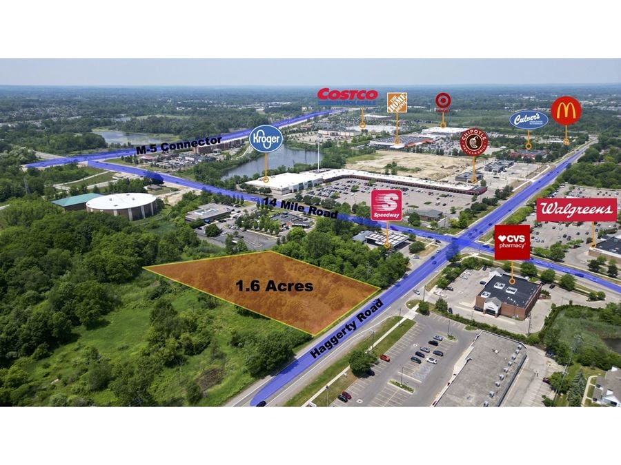 1.66-Acre Lot Novi, MI.