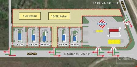 Retail space for Sale at NWC of TX-89 (U.S. 181) & E. Sinton Street in Sinton