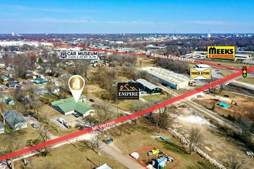 7,736 SF Warehouse / Retail Building For Lease Near Route 66 Car Museum