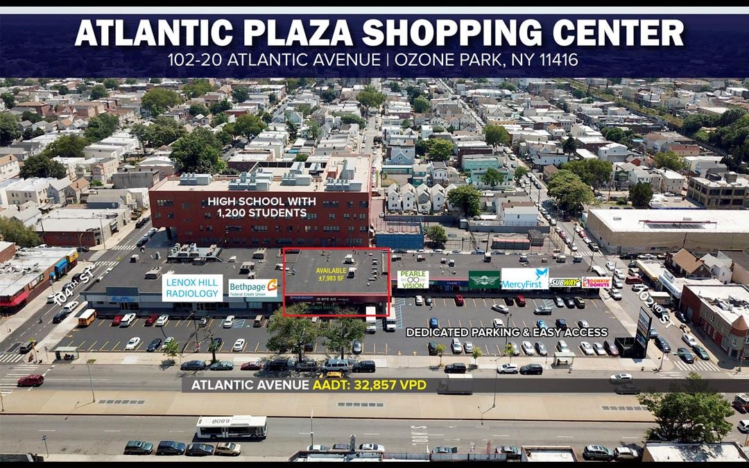 7,983 SF Available at Atlantic Plaza