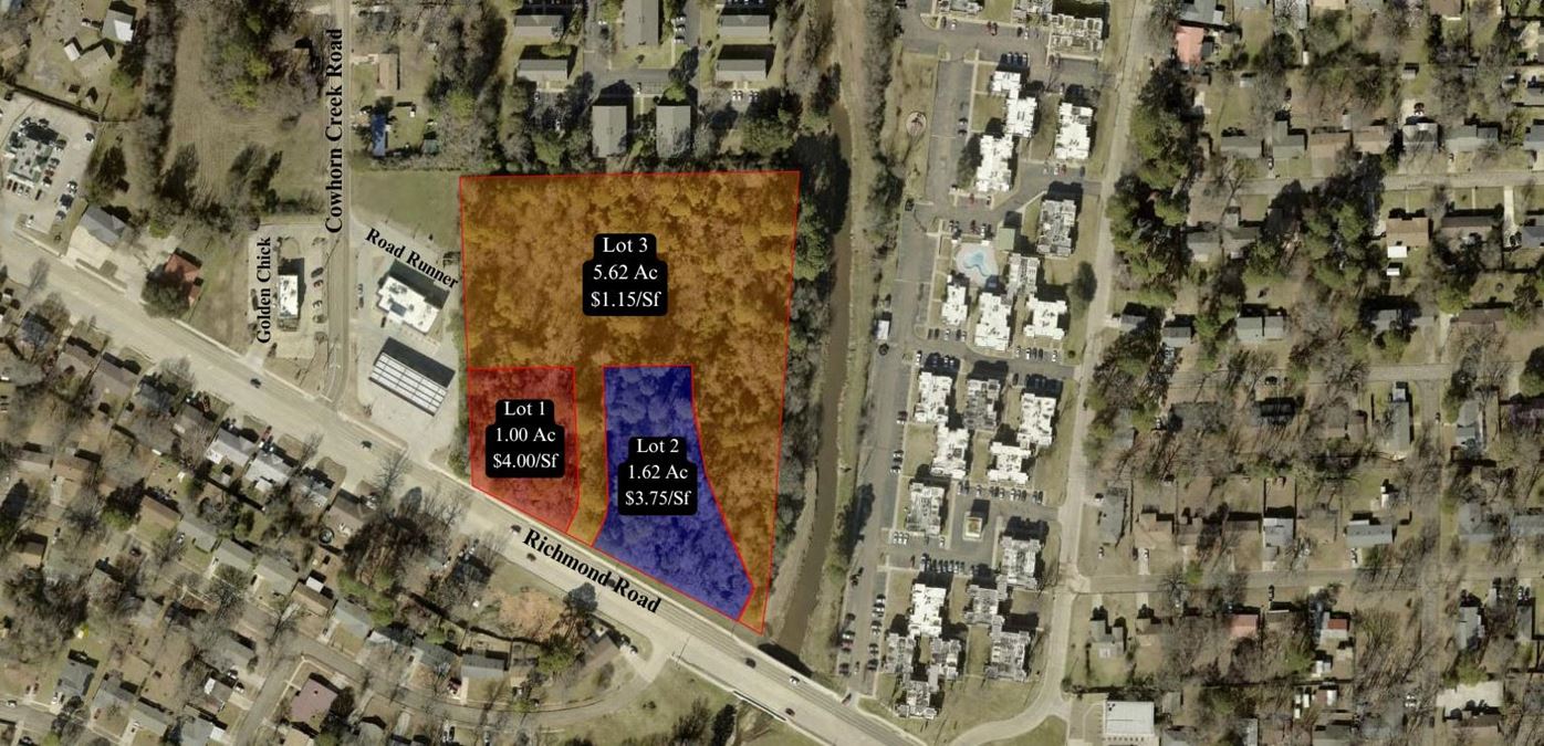 Retail opportunity up to 8.03 acres