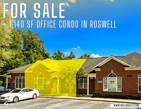 ±1,140 SF Office Condo in Roswell