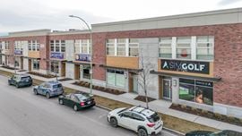 In-line industrial unit in the Clement Business Park with frontage along Vaughan Ave.