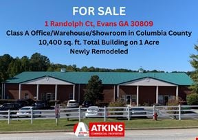 Class A Office / Warehouse / Showroom in Columbia County