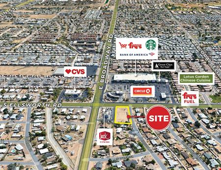 Retail space for Rent at Ground Lease / BTS - SWC Ellsworth & Broadway in Mesa