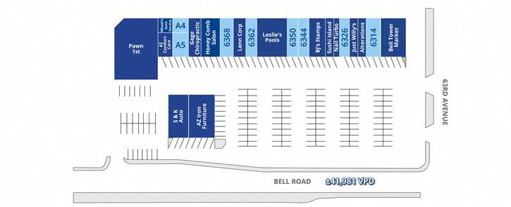 Retail Space for Lease in Glendale