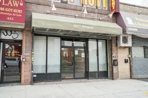 3,500 SF | 455 Utica Ave | Two Story Building with 3 Commercial Spaces for Sale
