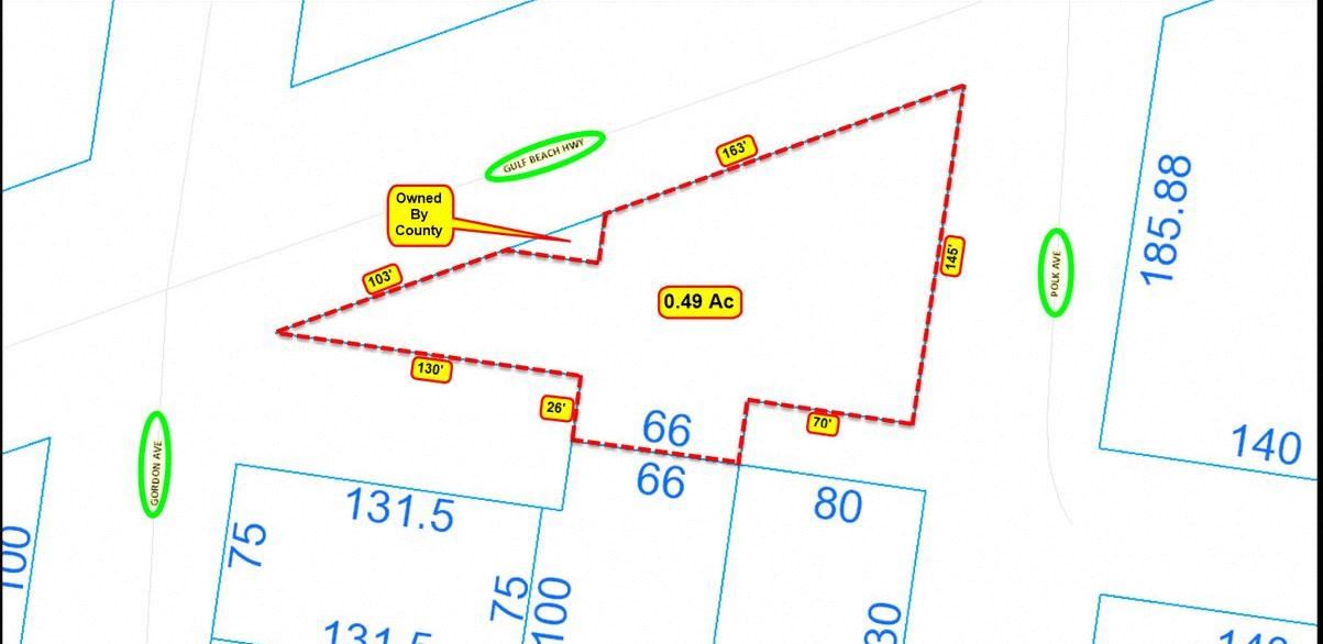 Vacant Land .49 acres on Gulf Beach Hwy / 1801 Gulf Beach Hwy