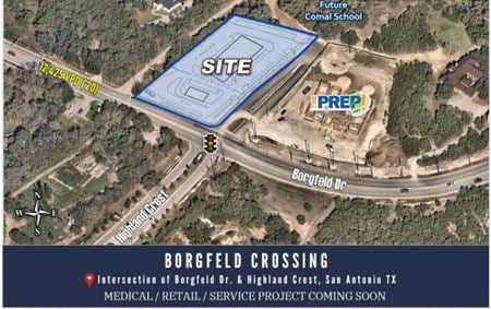 Retail space for Rent at Borgfeld Dr. & Highland Crest in San Antonio
