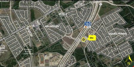 VacantLand space for Sale at NE Corner of US-360 Toll & New York Ave. in Grand Prairie