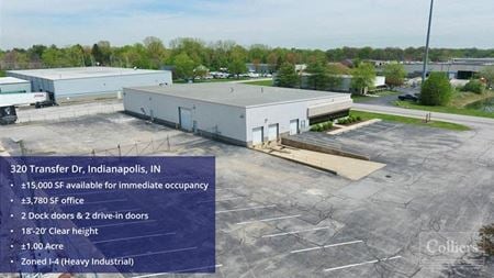 Photo of commercial space at 235 Transfer Dr in Indianapolis