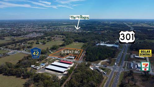 5.5+/- Acres Commercial Land