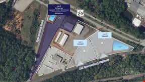 Secure IOS Lot with Warehouse Available on Hwy 29 at I-85