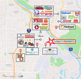 Single Tenant Net Leased - 8.5% Cap Rate | Downtown - Macon, GA