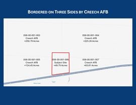 ±49.75 Acres - Bordered by Creech Air Force Base