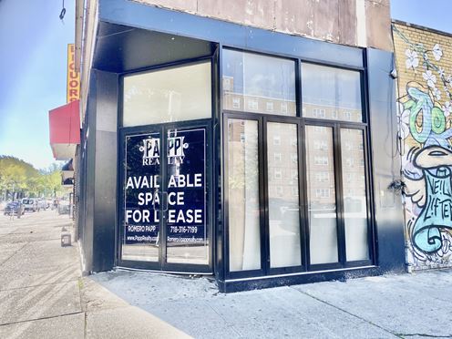 Commercial corner space for lease in Astoria