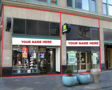 Photo of commercial space at 716 & 718 16th St. in Denver