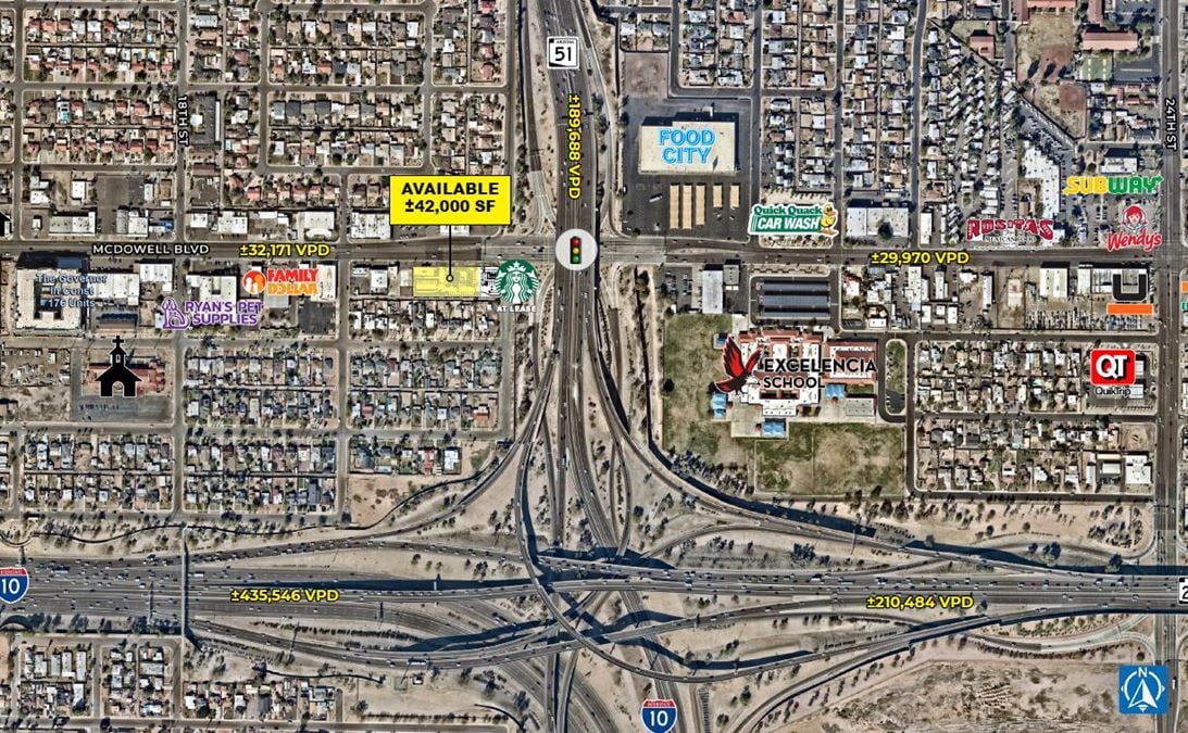SR-51 & McDowell Rd SWC | Phoenix, AZ