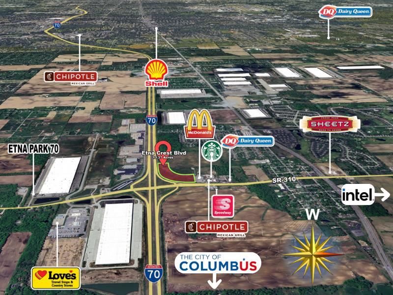 Etna Ohio Land at I-70 & SR-310