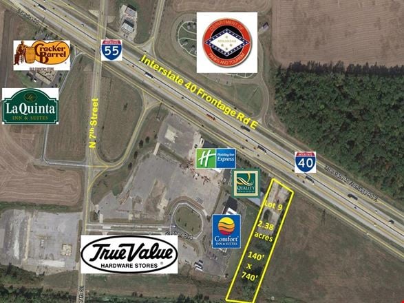 VacantLand space for Sale at Seventh Street  in West Memphis