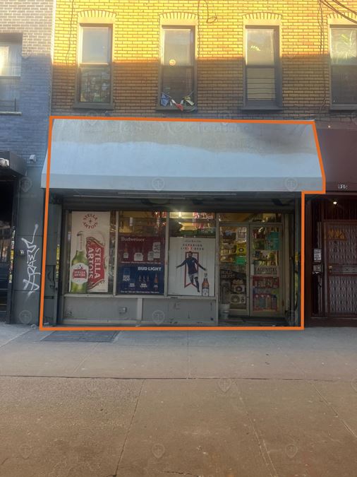 1,350 SF | 915 Broadway | Retail Space With Wide Frontage For Lease