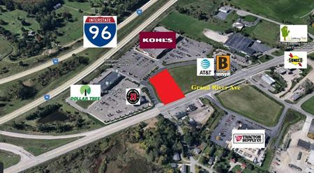 Drive Thru Approved Vacant Retail Lot for Sale in Genoa Township - Howell